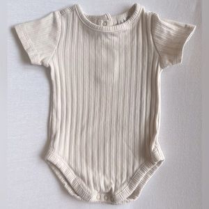 Janie & Jack Baby Ribbed Bodysuit (Size 0-3 Months)
